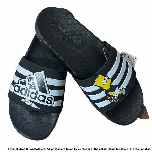 ADIDAS x The Simpsons 'Bart' Mens SANDALS SLIDES - Picture 1 of 4